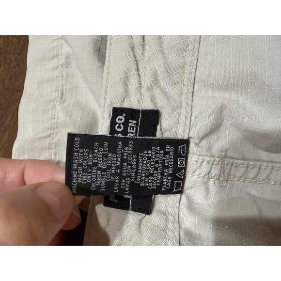 Polo Jeans Co Ralph Lauren Cargo Shorts Mens 36 Beige Ripstop Utility Pockets - Picture 6 of 10